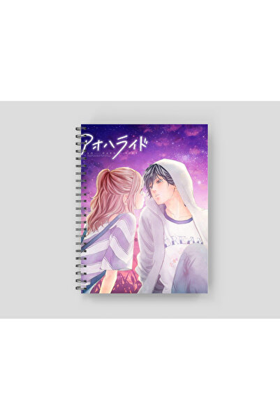 nihonwosekai Ao Haru Ride Shojo Shoujo Момичешка аниме тетрадка, размер А4, 6...