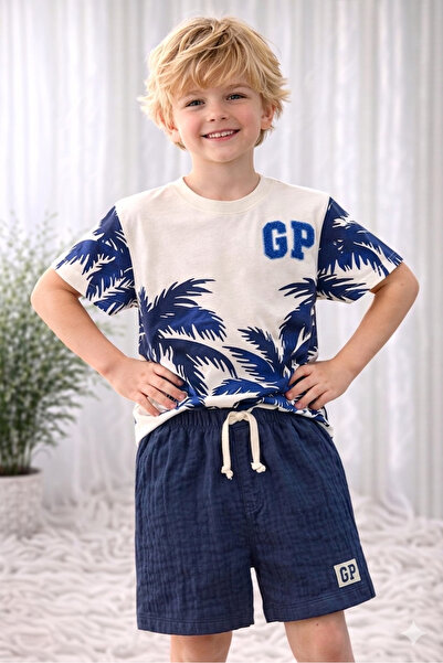 ciklet kids Boy's Top and Bottom Set with Shorts