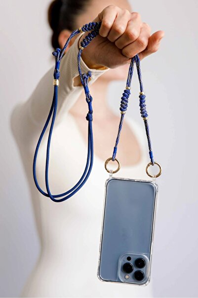 Happy-Nes Deep Blue Ayarlanabilir Telefon Askısı