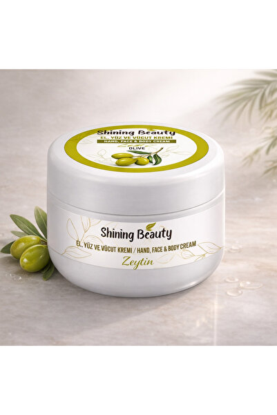 Shining Beauty كريم زيت الزيتون لليدين والوجه والجسم