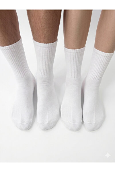 Bilal Çınar Tekstil Cotton Unisex Tennis Socks Long Size Sports Socks 6 Pairs...