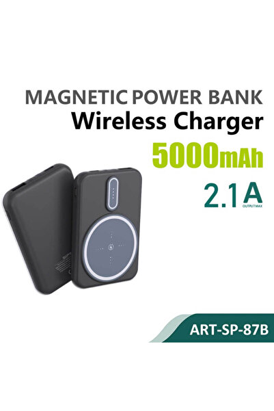 SiPro Siipro Magnetic MagSafe PowerBank 5000mAh Black (SP-87B)