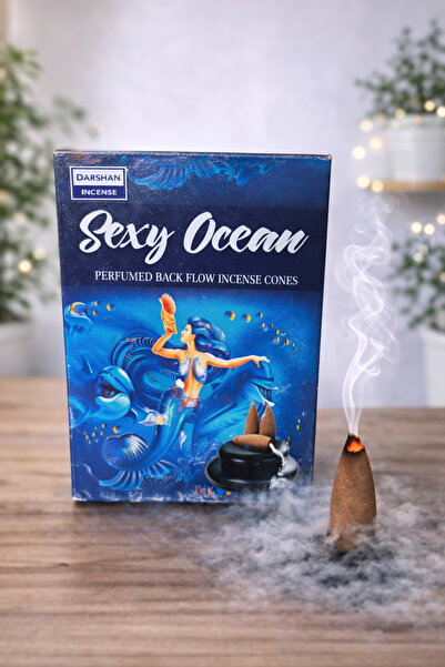 shop Darshan Incense Ocean Tatlı Okyanus Esintisi Kokusu Geri Akış Tütsü 10 A...