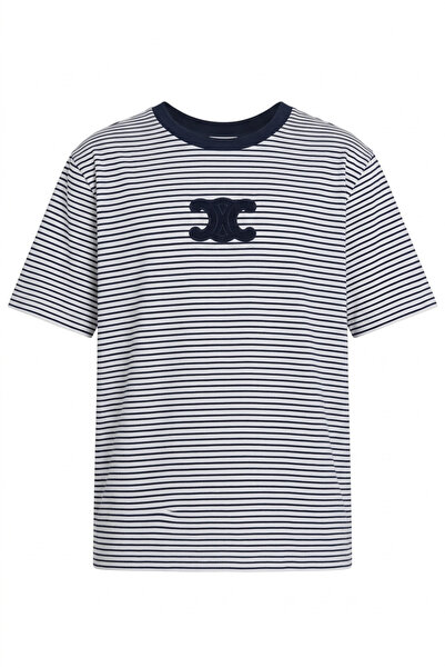 HAZELANNA CLN Ριγέ Μπλουζάκι Ναυτικό Μπλε