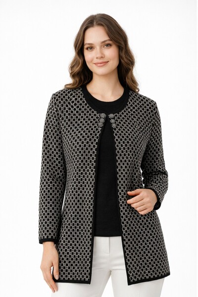 Gürkan Triko Women's Mother Knitwear 2-Piece Cardigan Set Bgl-St05296