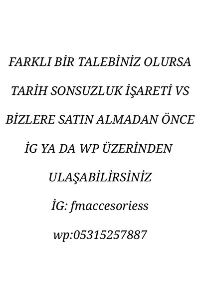 fmaccesories Çelik Yonca Kolye Fotoğraflı İtalyan Zincirli