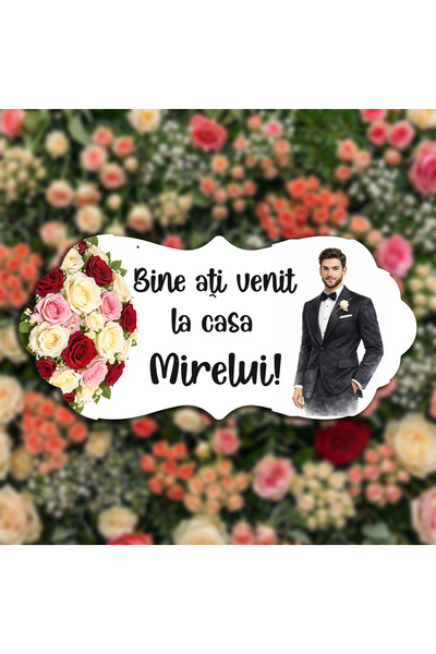 Bello Carino High quality decoration products Plăcuțe " Bine ați venit la Cas...