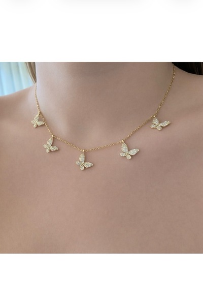 gaila design Steel Anti-Tarnish Butterfly Necklace