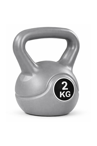 Generic Κέτλμπελ 2 KG Γκρι, Βάρος Γυμναστικής για το Σπίτι, Προπόνηση Δύναμης...