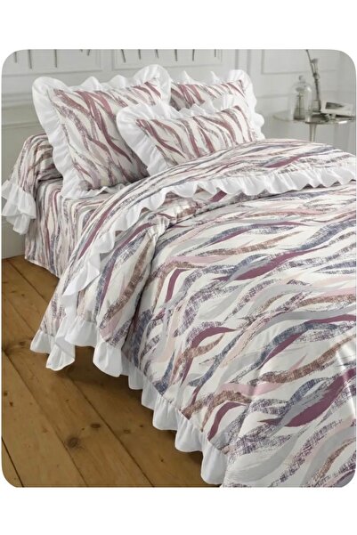 By Masuaa Παπλωματοθήκη με βολάν διπλού μεγέθους και 2 μαξιλαροθήκες με βολάν...