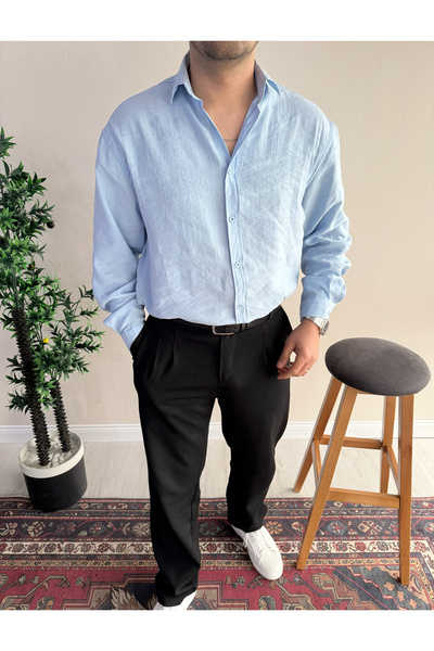 blucombin Premium Modal Fabric Shirt Wide Cut