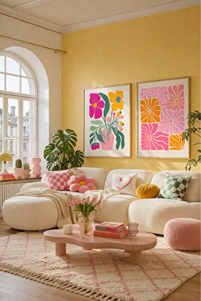 STARYUNA Ξύλινο σετ ζωγραφικής με ξύλινο πλαίσιο, με θέμα πολύχρωμα λουλούδια...