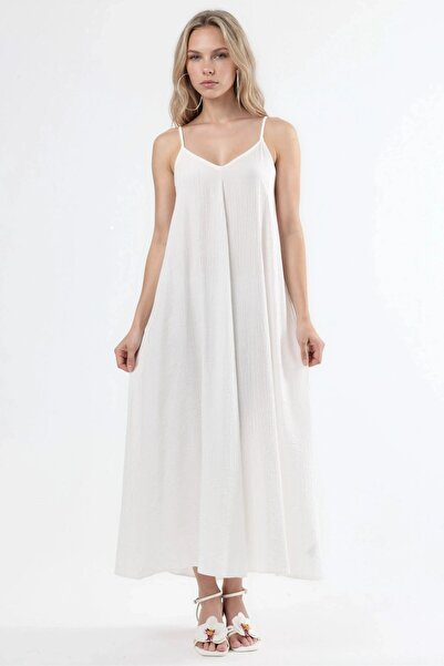 Hiccup BUSEM Φόρεμα μίντι με λαιμόκοψη V, βασικό σχέδιο