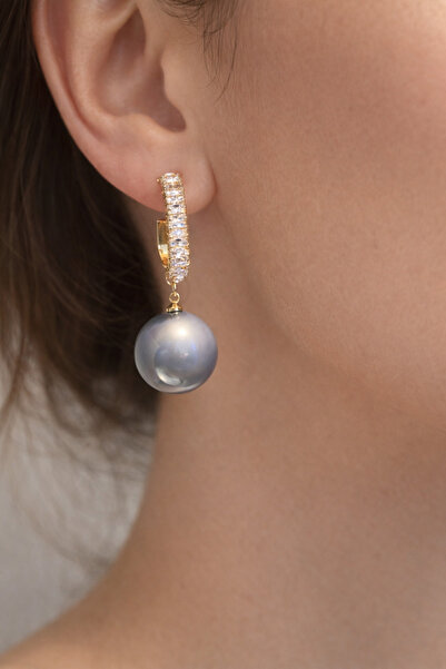 reyselstyle Baget Stone Pearl Earrings