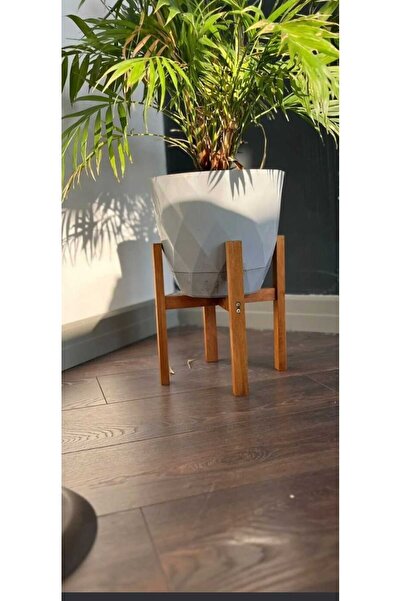 KOVANCI MARANGOZ DEDE AHŞAP 30 CM SAKSILIK SAKSI AYAĞI ÇİÇEKLİK DÜZENLEYİCİ