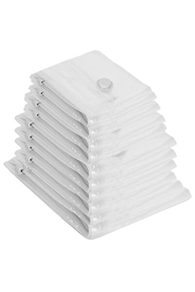 Brius Set 10 saci de vidat haine, 4 dimensiuni diferite, transparent