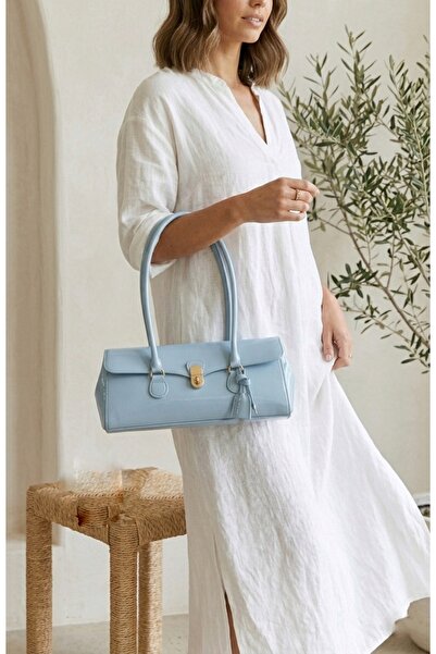 Lilivo Bags Ella Bebe Mavisi Kadın El ve Omuz Çantası