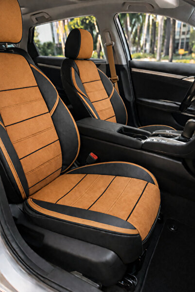 VK AUTO DESİGN Car Seat Cover Full Set Universal 2+1 Compatible Rear Armrest ...