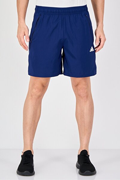 adidas Men Regular Fit 7 Inseam Brand Logo Training Shorts, Navy