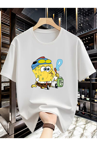LİNA06 Men's T-shirt, Short-Sleeved Round Neck, That Is Easy And Comfortable