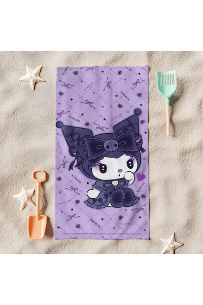 GENELOEM Kuromili Lila Beach Towel M3