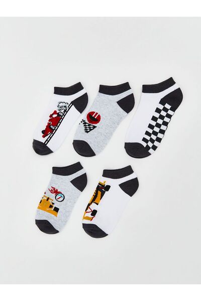 LC Waikiki Patterned Boy Booties Socks 5 Pack