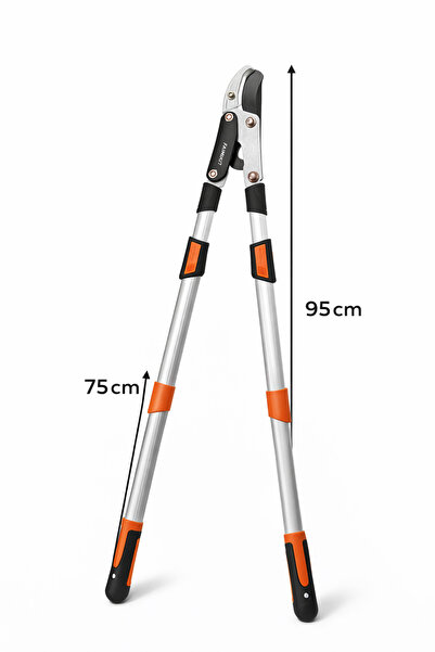 Erhan Τηλεσκοπικό Κλαδευτήρι Κήπου 75–95 εκ., Ατσάλινη Λεπίδα, Επεκτεινόμενες...