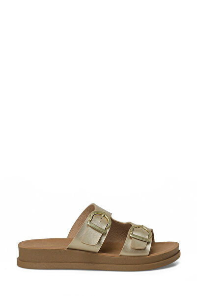 Polaris 407063.Z6FX Χρυσές γυναικείες παντόφλες