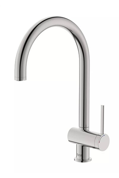 Roca ONA A5A841FSM0 βρύση κουζίνας, ψηλή, τύπου C, ματ, ατσάλι πλατίνας