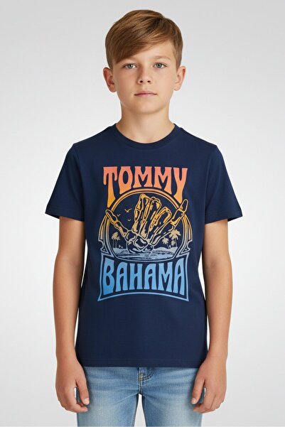 Tommy Bahama تي شيرت للأولاد من قطعتين برقبة دائرية وطباعة جرافيك وأكمام قصير...