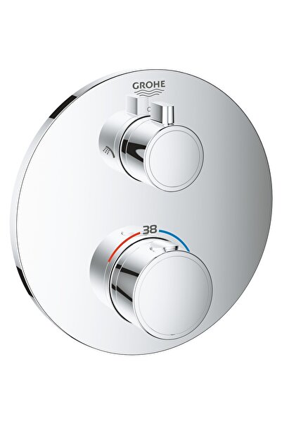 Grohe Μπαταρία ντους Grohtherm THM trimset στρογγυλή 24076000, 2 λεβιέδες, θε...