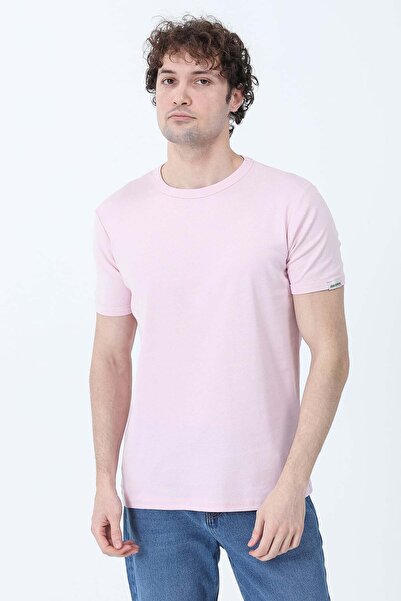 JB John Borners Men's Crew Neck Sleeve Ornament Label 100% Cotton T-Shirt Pin...