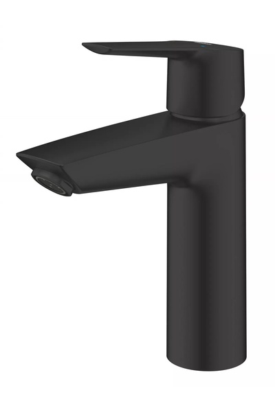 Grohe Μπαταρία νιπτήρα 242042432, μέγεθος M, 192 χιλ., βαλβίδα, Μαύρο ματ