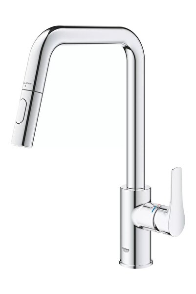 Grohe Eurosmart 30619000 βρύση κουζίνας, ψηλή, τύπου U, με λειτουργία ντους, ...