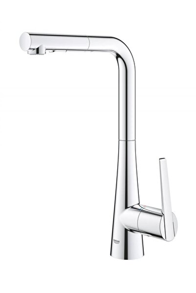 Grohe Scala 30441000 βρύση κουζίνας, ψηλή, τύπου L, με λειτουργία ντους, 2 λε...