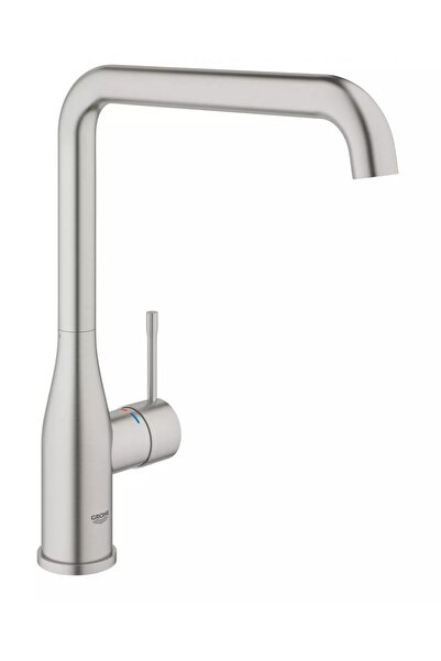 Grohe Accent 30423DC0 βρύση κουζίνας, ψηλή, τύπου L, μονομοχλική, σατινέ ατσάλι