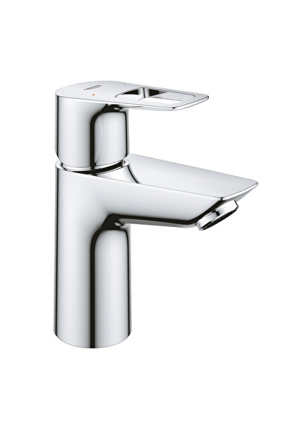 Grohe Bauloop 23878001 μπαταρία νιπτήρα, 3/8, μονομοχλική, λαβή τύπου S, Ασημί