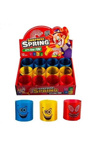 ValoriaHome Renkli Stres Yayı Oyuncak 5’li Paket – Eğlenceli Slinky Yay, Çocu...