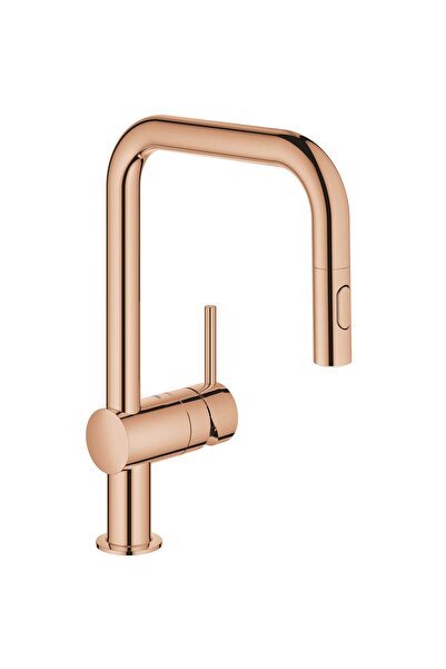 Grohe Βρύση κουζίνας Minta 32322DA2, 3/8 ίντσας, μονομοχλική, ψηλή κάννη, γυα...