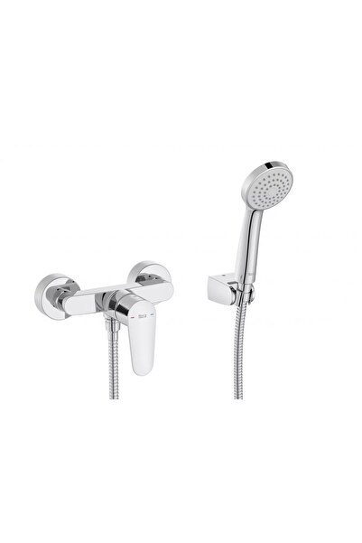 Roca Σετ μπαταρίας ντους 2 σε 1 Victoria Plus A5A204FC00, επίτοιχο, με κεφαλή...