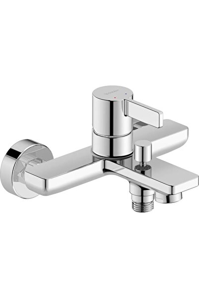 Duravit D-Neo βρύση μπανιέρας DE5230000010, επίτοιχη, μονομοχλική, γυαλιστερό...