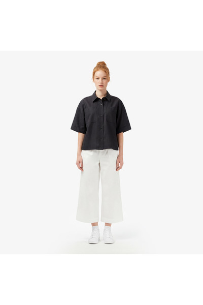 Lacoste Kadın Relaxed Fit Krem Pantolon