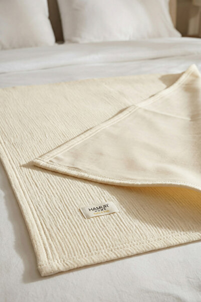 HAMUR Müslin Pamuklu Sıvı Geçirmez Bebek Çocuk Alezi Yıkanabilir Hasta Altı Y...