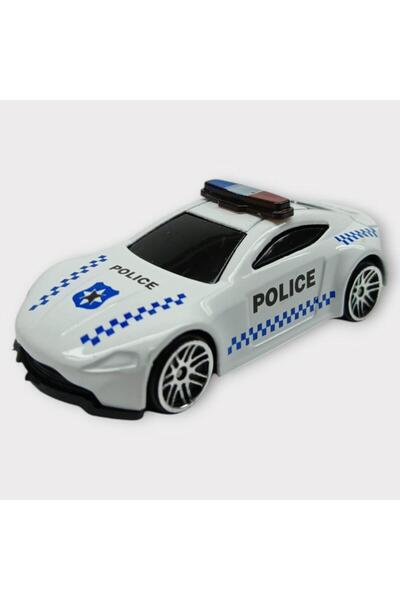 Generic Brand Metal Mini Police Car 8 cm - Police - 5 (Lisinya)