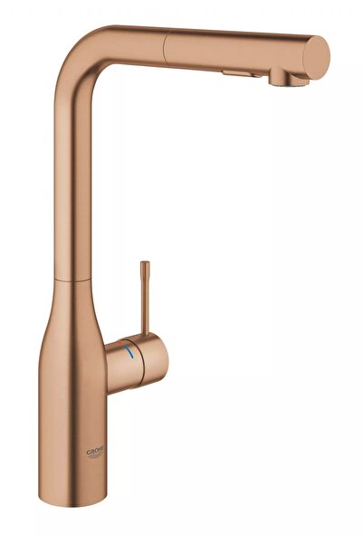 Grohe Essence 30504DL0 βρύση κουζίνας, 3/8 ίντσας, ψηλή, μονομοχλική, ματ χαλκός
