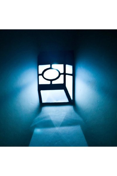 SELEXMO Set 4 Lampi Solare Led pentru Gradina, selexmo, Model Geometric, 11.8...