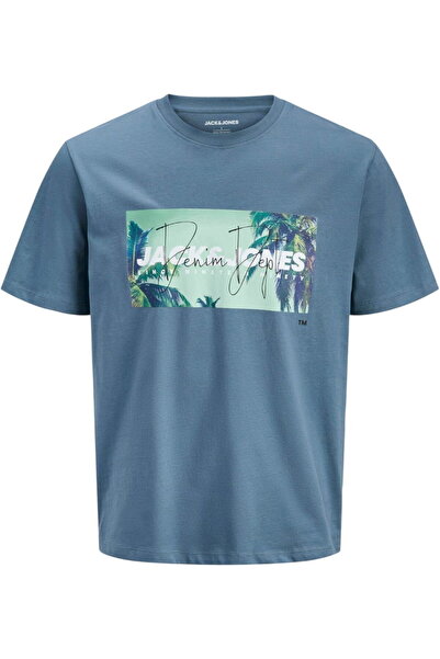 Jack & Jones JACK &JONES Indiana SS PLS t-shirt - 12295984-Μπλε Μιράζ