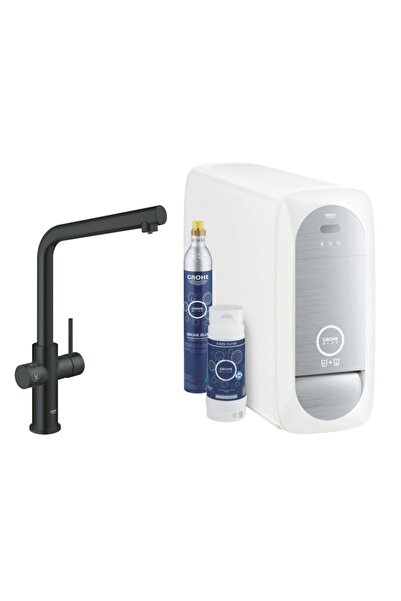 Grohe Blue Home 31454KS1 βρύση κουζίνας, 3/8 ίντσας, μονομοχλική, ματ, Μαύρο