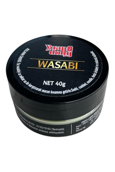 yuandong Toz Wasabi 40 gr | Japon Usulü Acı Wasabi Tozu | Sushi, Sashimi ve S...