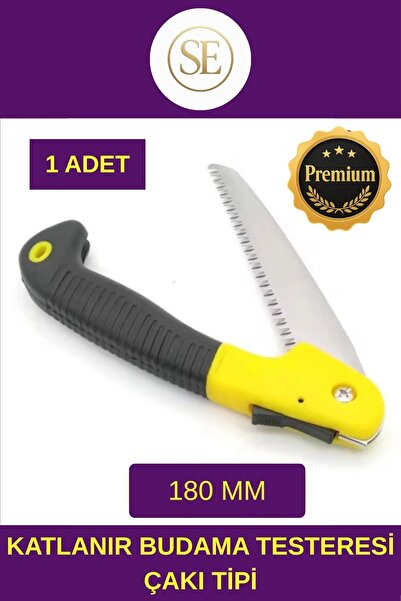SERCAN ONLİNE #EXCLUSİVE Katlanır Budama Testeresi Çakı Tipi 180MM Paslanmaz ...